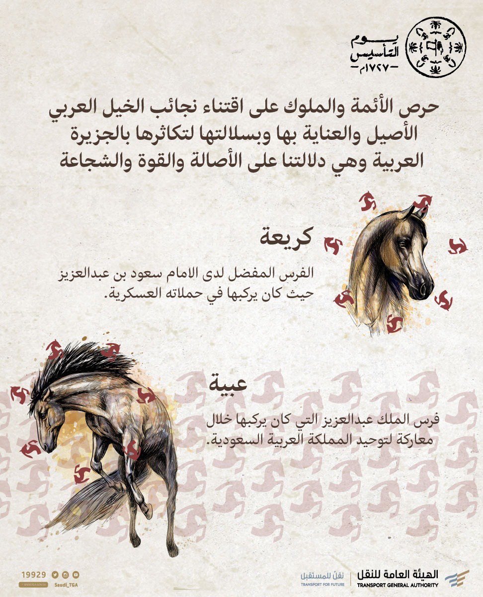 فرس الملك عبدالعزيز عبيّه